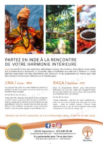 Voyage en Inde Jina et Raga