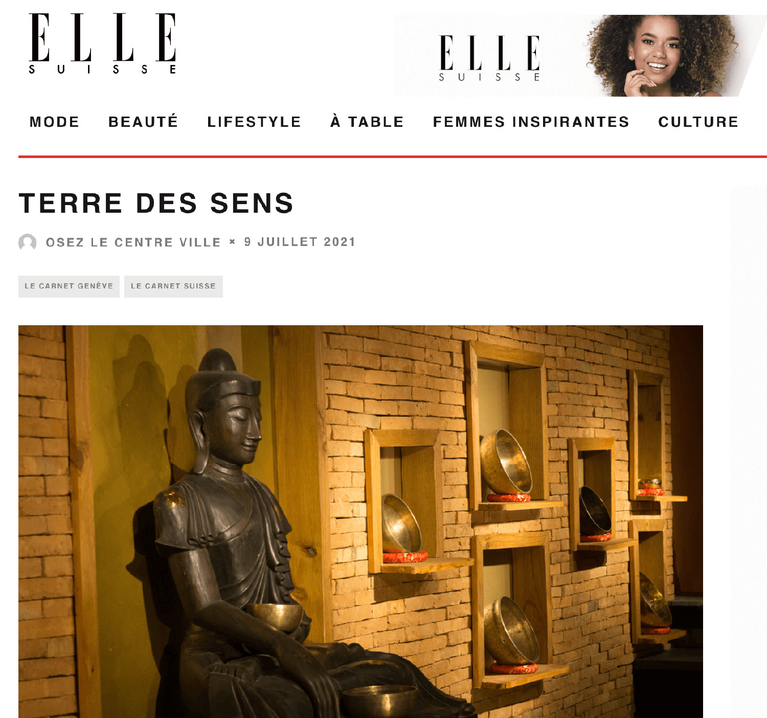 Article - ELLE Magazine